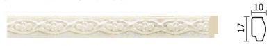 158-937 Молдинг 17х10х2400мм с пазом (56шт)