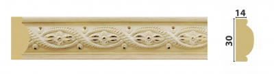 Молдинг (1М3-6) (40 шт.) 30*14*2400