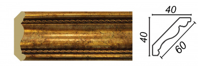 Карниз 3К6-4 (20 шт.) 40*40*60*2400