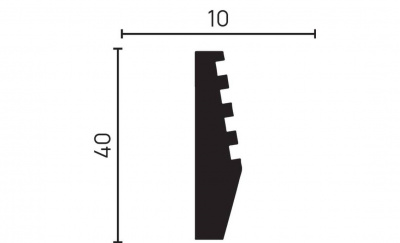 DD619/Молдинг (40x10x2000мм)/65шт.