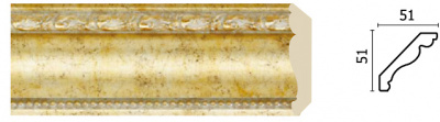155-553 Карниз (51х51х2400 мм)
