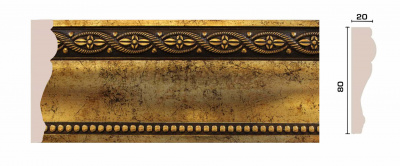 Молдинг (3М8-4В) (20шт.) 80*23*2400