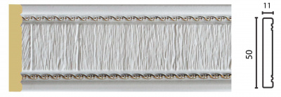 Молдинг (1М5-7В) (20 шт.) 50*11*2400