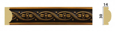Молдинг (1М3-1) (40 шт.) 30*14*2400
