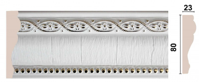Молдинг (1М8-7В) (20шт.) 80*23*2400