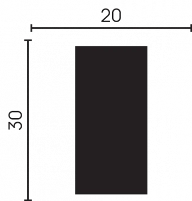 DD611(3м)/Молдинг (30x20x3000мм)/40шт.