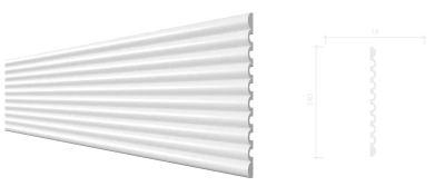 DD910(3m)/Панель (240x13x3000мм)/9шт.