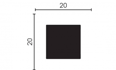DD622/Молдинг (20x20x2000мм)/60шт.