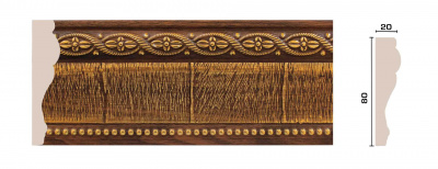 Молдинг (1М8-2В) (20шт.) 80*23*2400