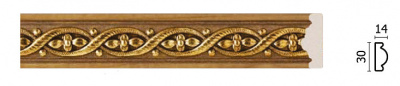 157-4 Молдинг 30х14х2400мм (42шт)