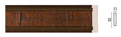 156-2 Молдинг 50х11х2400мм (40шт)