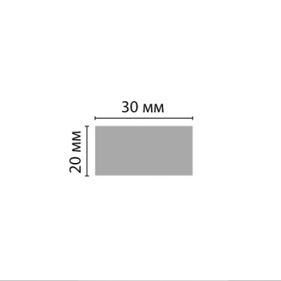 D048-88 Молдинг ДМ (20*30*2900 мм) DECOMASTER